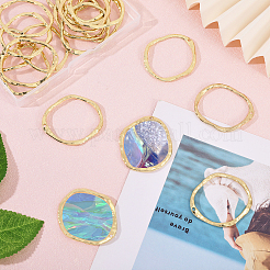 20Pcs Alloy Open Back Bezel Pendants&nbsp;PALLOY-CA0008-41