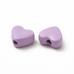 Heart Spray Painted Alloy Beads&nbsp;FIND-G053-01L