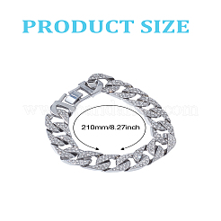 1Pc Alloy Leaf Link Chain Bracelets for Women&nbsp;BJEW-LP0001-63