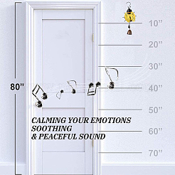 Bee Wind Chimes&nbsp;HJEW-WH0051-20