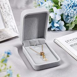 Velvet Pendant Box&nbsp;CON-WH0088-35C