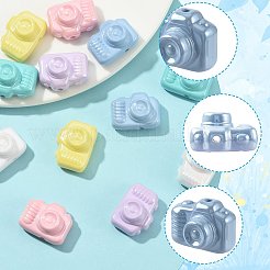 12Pcs 6 Colors Opaque Acrylic Beads&nbsp;MACR-FS0002-32