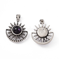 Natural Amethyst Pendants&nbsp;KK-A173-08AS-01