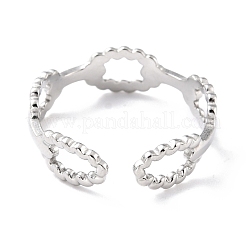 Tarnish Resistant 304 Stainless Steel Finger Rings&nbsp;RJEW-L102-39P