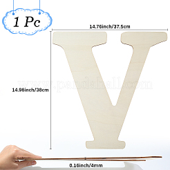 Letter Unfinished MDF Sheets&nbsp;WOOD-WH20012-008V
