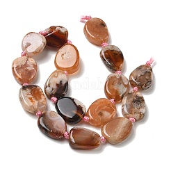 Natural Cherry Blossom Agate Beads Strands&nbsp;GG-CBAD7AB-03