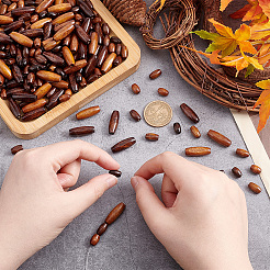 240Pcs 6 Style Retro Wooden Beads&nbsp;WOOD-GA0001-44
