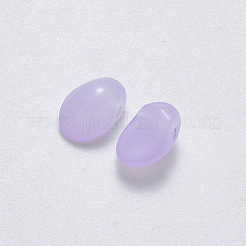 Spray Painted Imitation Jade Glass Charms&nbsp;GLAA-R211-05-J03