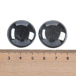 Synthetic Non-magnetic Hematite Cabochons&nbsp;G-H1596-FR-25mm-31