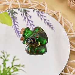 Handmade Lampwork Perfume Bottle Pendants&nbsp;LAMP-TADJ0001-06B