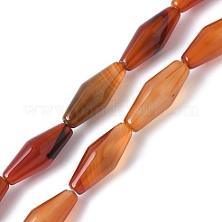 Dyed & Heated Natural Carnelian Beads Strands&nbsp;G-Q019-A02