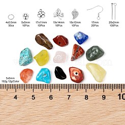 DIY Mixed Stone Chip Beads Jewelry Set Making Kit&nbsp;DIY-FS0002-35