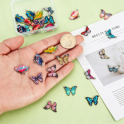 Printed Alloy Enamel Big Pendants&nbsp;PALLOY-PH0013-41