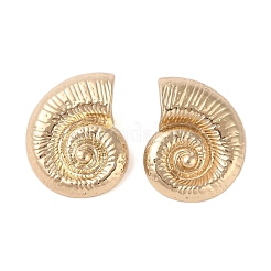 Conch Alloy Stud Earrings for Women&nbsp;X-EJEW-A112-07KCG