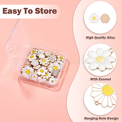 64Pcs 16 Styles Alloy Enamel Pendants&nbsp;ENAM-TA0004-13