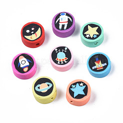 Handmade Polymer Clay Beads&nbsp;X-CLAY-N006-52