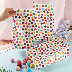 12Pcs Rainbow Color Rectangle Paper Candy Bags&nbsp;ABAG-TA0002-34A