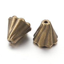 Antique Bronze Tibetan Style Bead Caps&nbsp;X-EA10181Y-AB
