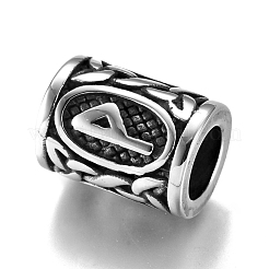 304 Stainless Steel European Beads&nbsp;OPDL-G010-06AS-02P