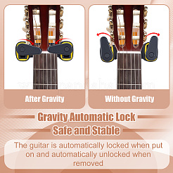 4Pcs Wood with Iron Wall Mounted Guitar Hanger&nbsp;ODIS-AR0001-17
