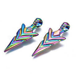 Rainbow Color Alloy Pendants&nbsp;PALLOY-N156-195-NR