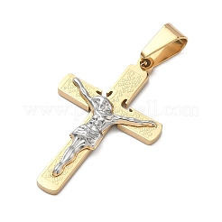 Two Tone 304 Stainless Steel Pendants&nbsp;STAS-A142-06G