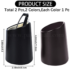 2Pcs 2 Styles PU Leather Eyeglasses Display Holder&nbsp;ODIS-CN0001-11