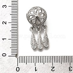 Brass European Beads&nbsp;KK-M318-02P