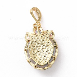 Opaque Resin Pendants&nbsp;KK-G406-51G-04
