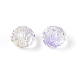 Baking Paint Transparent Glass Beads&nbsp;GLAA-N011-10mm-06