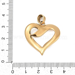 304 Stainless Steel Crystal Rhinestone Pendants&nbsp;STAS-Z097-17G