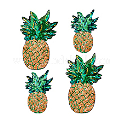 4Pcs 2 Styles Computerized Embroidery Polyester Ornament Accesories&nbsp;DIY-PH0030-20