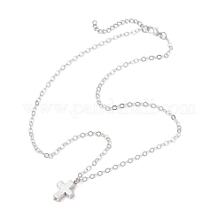 Cross Alloy Pendants Necklaces&nbsp;NJEW-JN05187-02