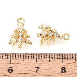 Brass Micro Pave Cubic Zirconia Charms&nbsp;KK-N263-145A-G