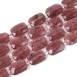 Natural Strawberry Quartz Beads Strands&nbsp;G-T139-80
