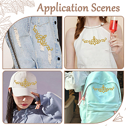 16Pcs Flower Polyester Computerized Embroidery Cloth Iron on/Sew on Patches&nbsp;PATC-HY0001-72