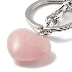Natural Rose Quartz Keychain&nbsp;KEYC-M022-04M