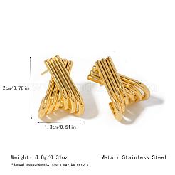 304 Stainless Steel Stud Earrings for Women&nbsp;XN8295