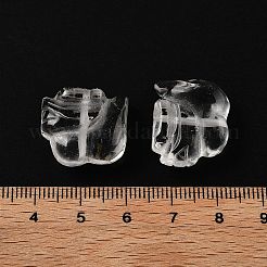 Chinese Zodiac Natural Quartz Crystal Carved Beads&nbsp;G-D300-01D