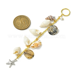 Shell Hair Accessories Chain Clips for Woman Girls&nbsp;OHAR-AB00005