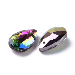 Faceted Teardrop Glass Pendants&nbsp;GLAA-O008-A20