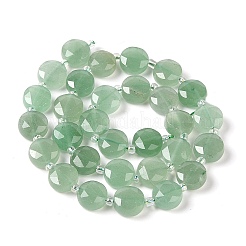 Natural Green Aventurine Bead Strands&nbsp;G-C116-A02-01