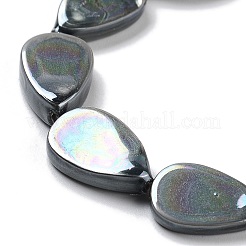 Natural Freshwater Shell Beads Strands with Enamel&nbsp;SHEL-D082-16A