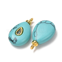 Dyed Synthetic Turquoise Pendants&nbsp;GG-CBAA798-01G-02