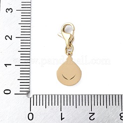 304 Stainless Steel Teardrop Pendant Decoration&nbsp;STAS-S165-06B-G