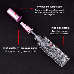 14Pcs 7 Colors Refillable Glass Plastic Spray Bottles&nbsp;MRMJ-BC0002-90