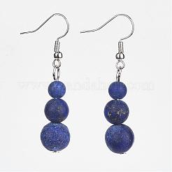 Natural Gemstone Beads Dangle Earrings&nbsp;EJEW-JE02213