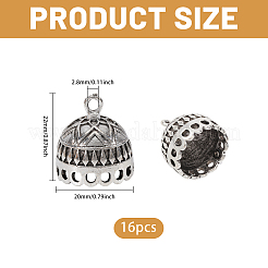 16Pcs Tibetan Style Zinc Alloy Pendant Bails&nbsp;FIND-CA0011-75C
