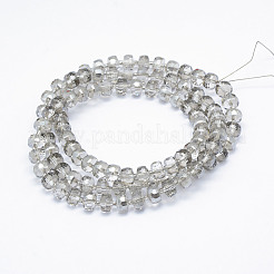 Electroplate Glass Beads Strands&nbsp;EGLA-J141-A-PL02