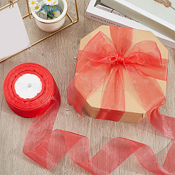 1 Rolls Sheer Organza Ribbon&nbsp;SRIB-CY0001-22C-05